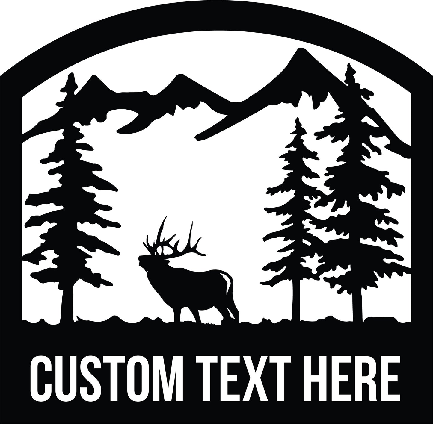 Custom Elk Sign
