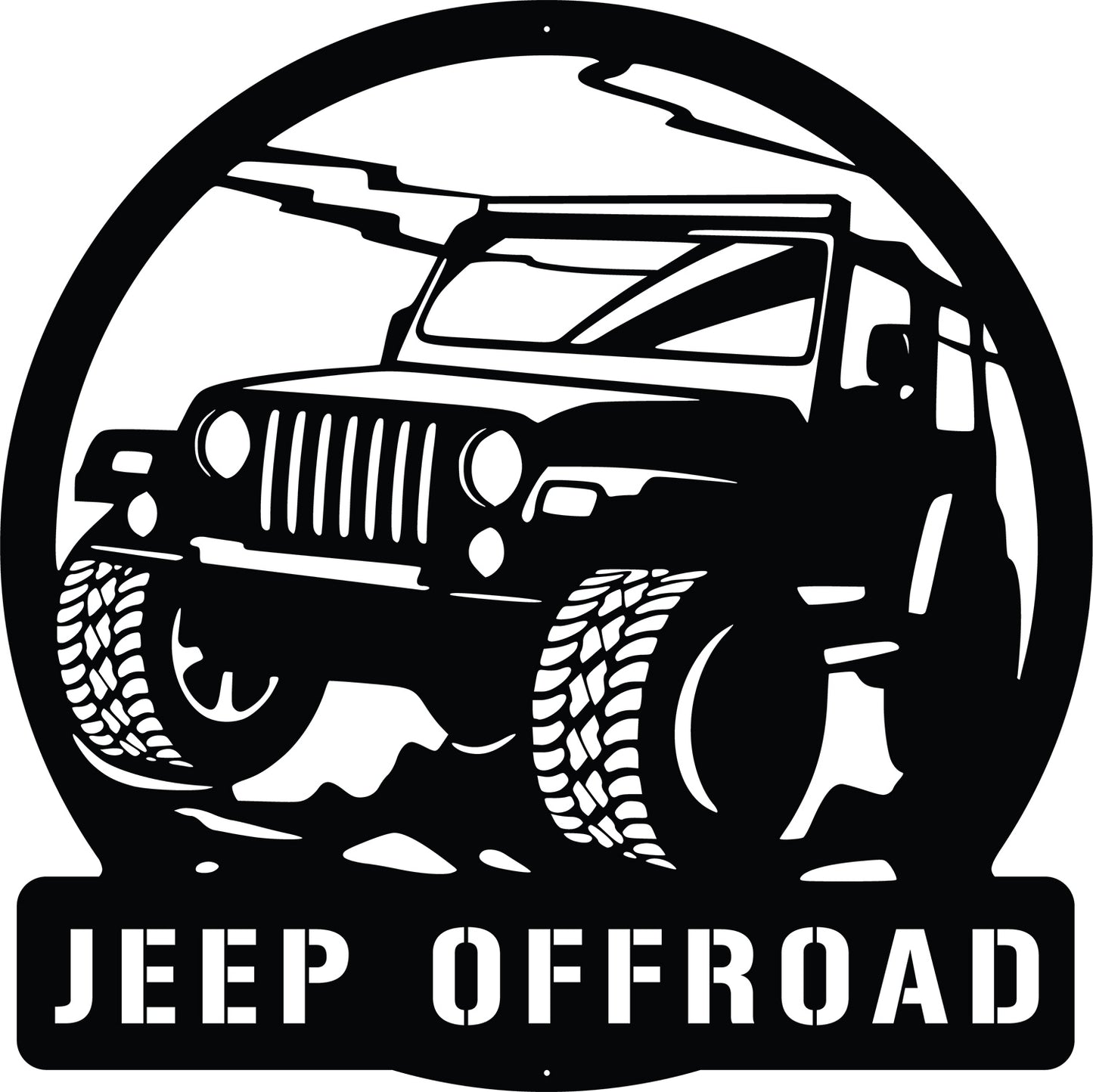 Jeep Offroad Sign