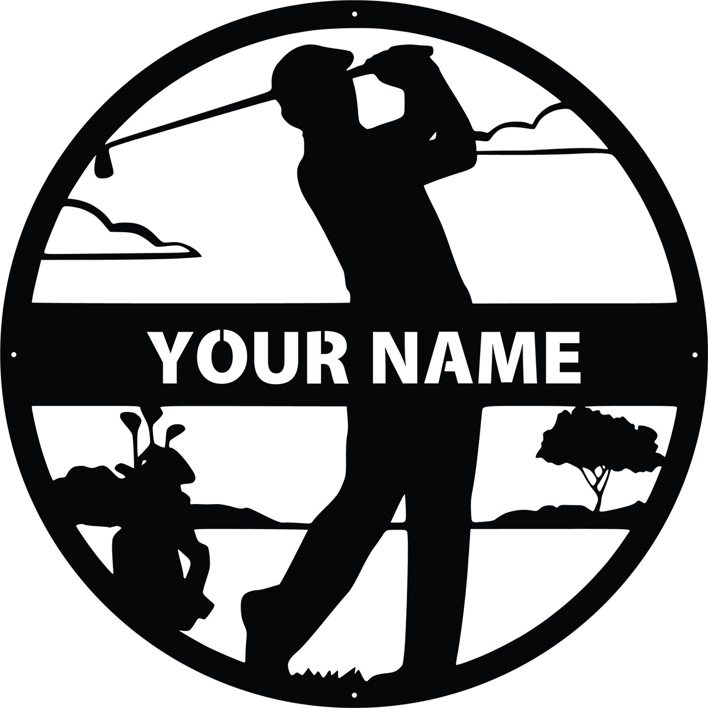 Male Golfer
