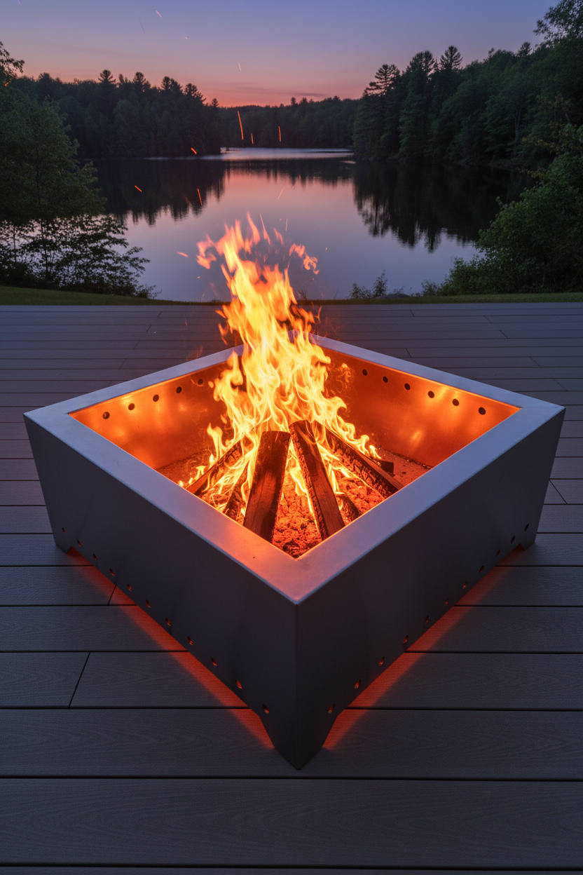 46" Smokeless Fire pit