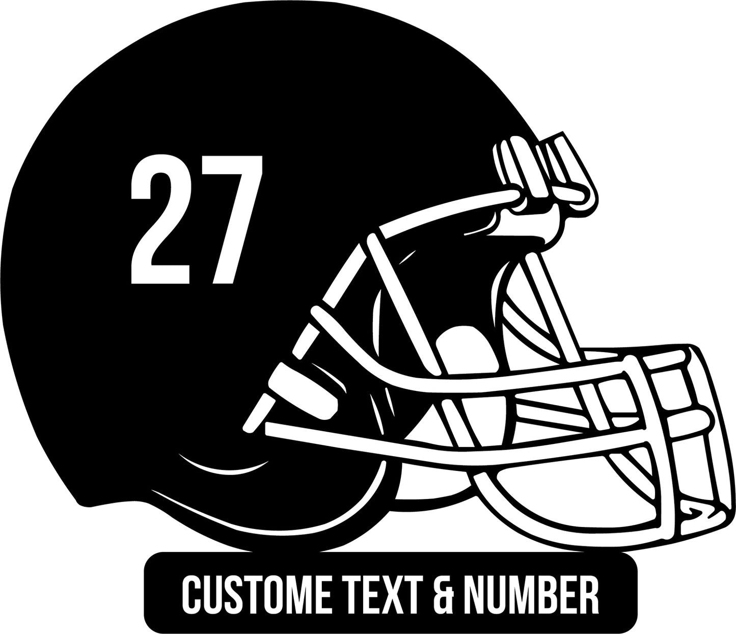 Custom Football Helmet